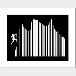 Barcode Climbing - Supermarket - Climber - Hiker Posters and Art